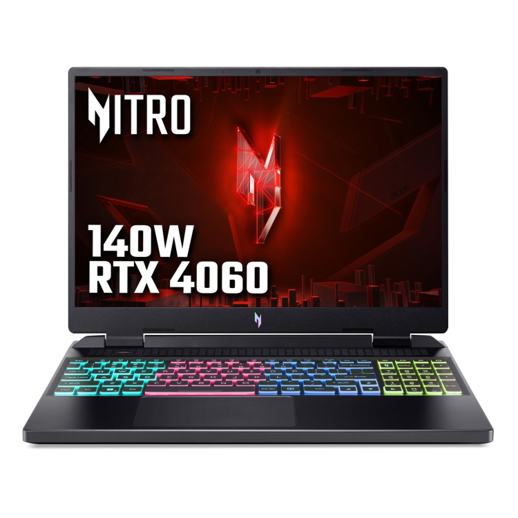 Acer Nitro 16 AMD Ryzen 7 16GB RAM 1TB SSD RTX 4060 165Hz 16 Inch Windows 11 Gaming Laptop