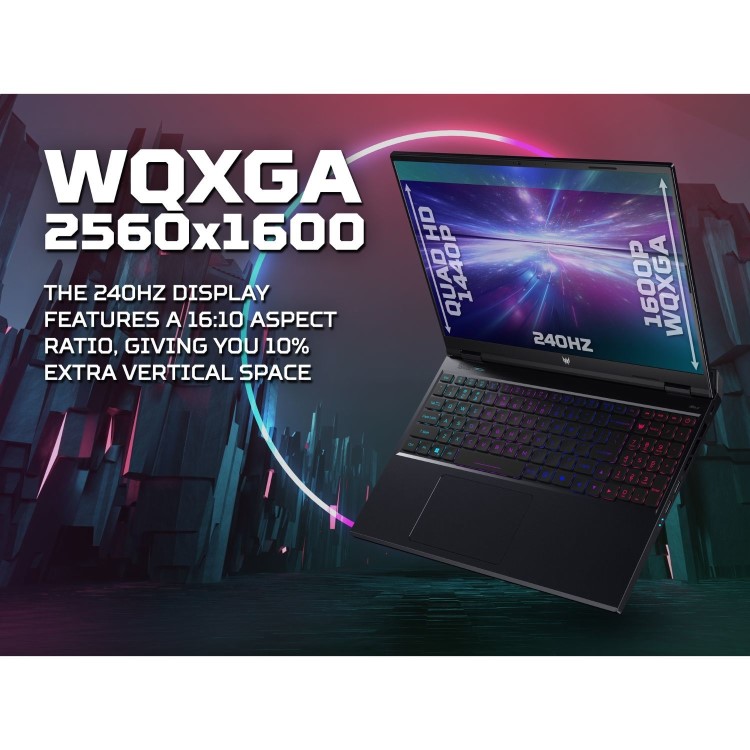 Acer Predator Helios Neo 16 Intel Core i9 16GB RAM 1TB SSD RTX 4070 240Hz 16 Inch Windows 11 Gaming Laptop