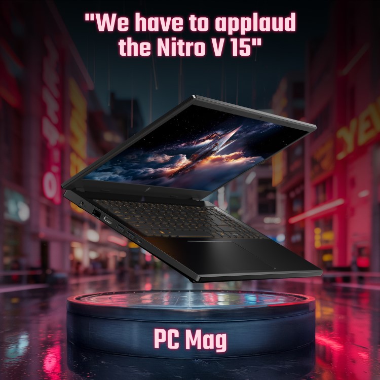 Refurbished Acer Nitro V15 Intel Core i5 16GB RAM 1TB SSD RTX 5060 165Hz 15.6 Inch Windows 11 Gaming Laptop