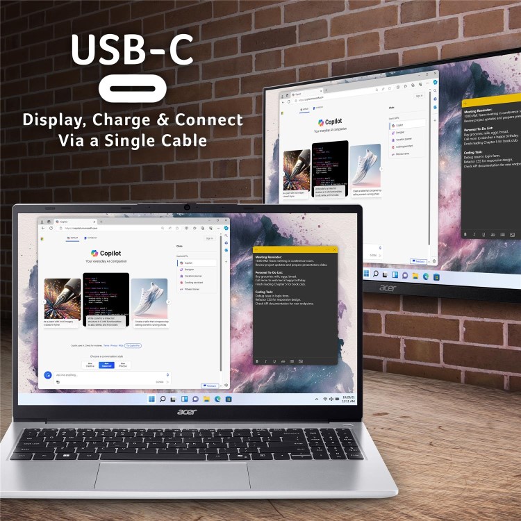 Acer Aspire Lite AMD Ryzen 5 16GB RAM 512GB SSD 15.6 Inch Windows 11 Laptop