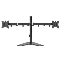 electriQ DUAL Free Standing Monitor Arm For Up to x2 32" Screen electriQ DUAL Free Standing Monitor Arm For Up to x2 32" Screen