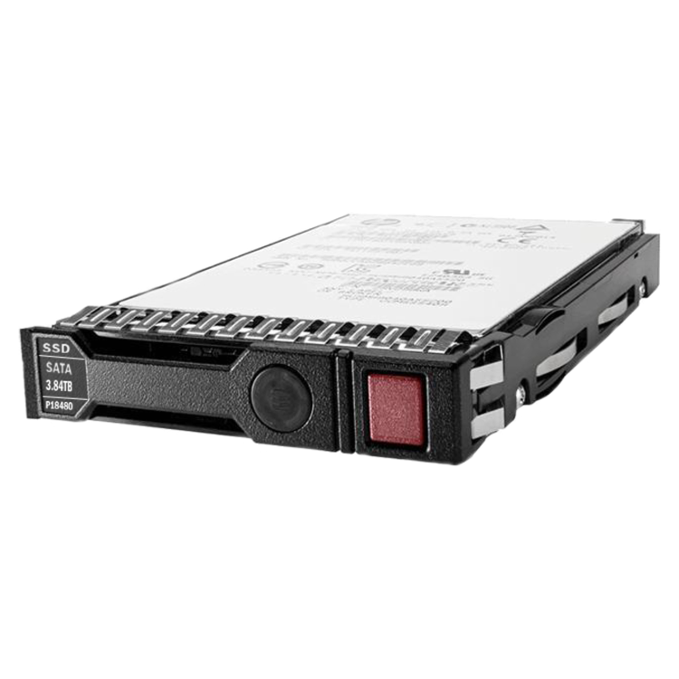 HPE Mixed Use SSD - 3.84 TB - hot-swap - 2.5" SFF - SATA 6Gb/s - Multi Vendor - with HPE Smart Carrier