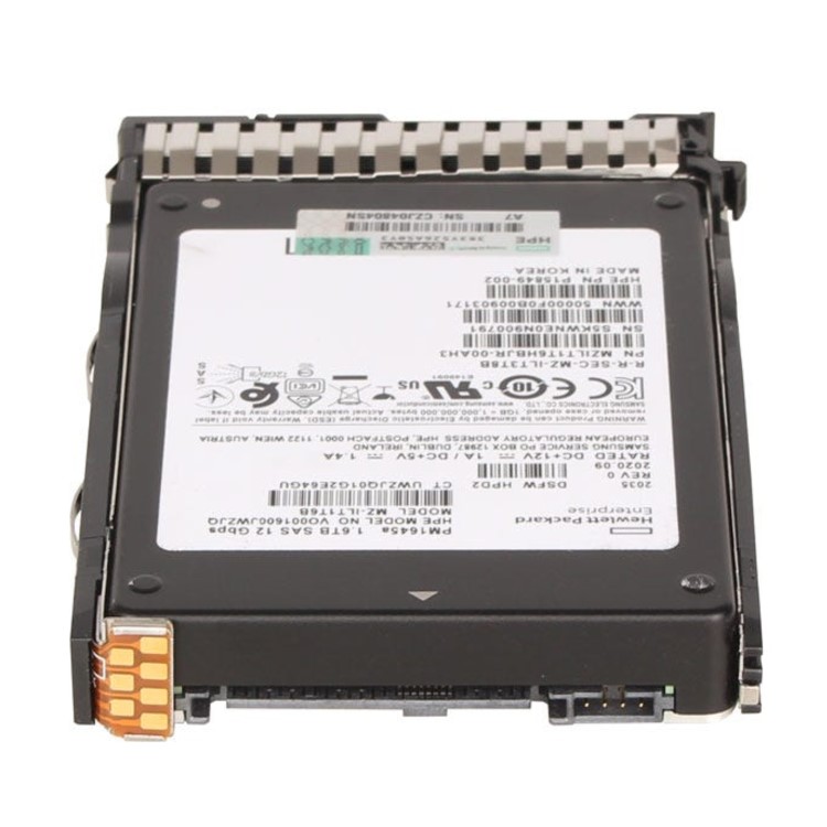 HPE 1.6TB SAS MU SFF SC SSD