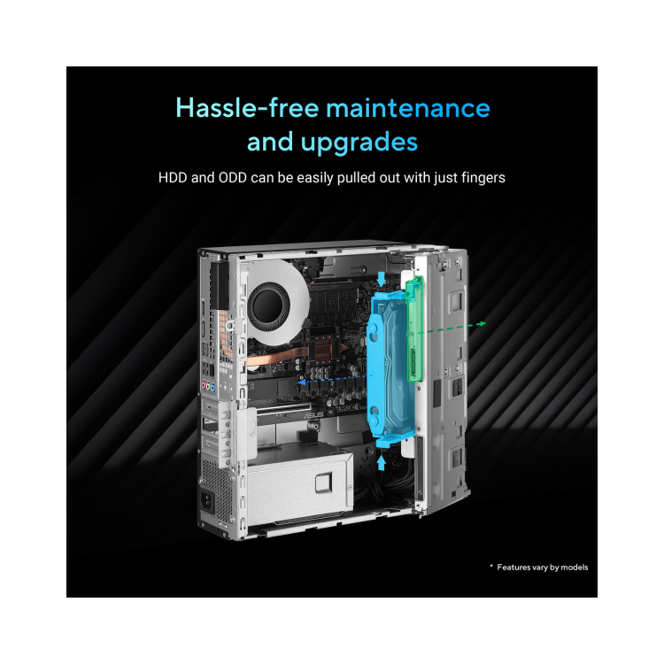 ASUS ExpertCenter SFF Intel Core 7 240H 16GB RAM 512GB SSD Windows 11 Pro Desktop PC