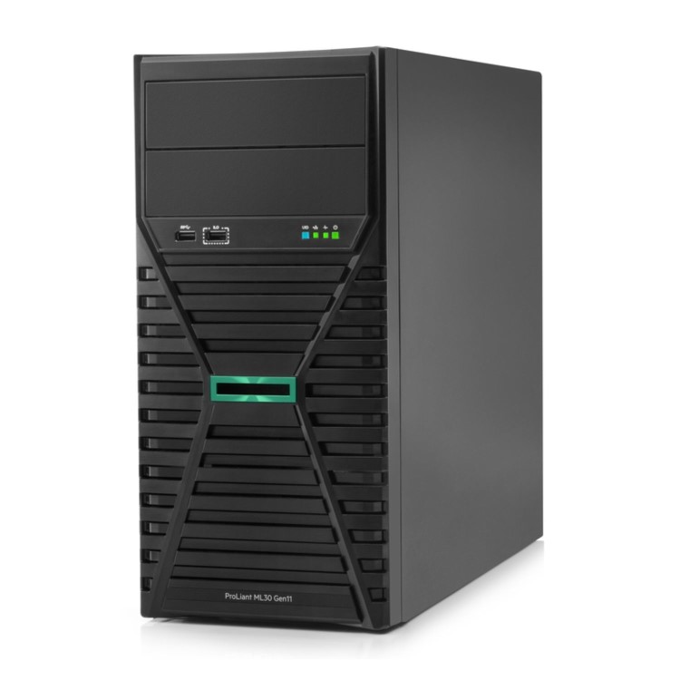 HPE ProLiant ML30 Gen11 Intel Xeon E-2434 3.4GHz 4c 16GB RAM 4U Tower Server - No HDD