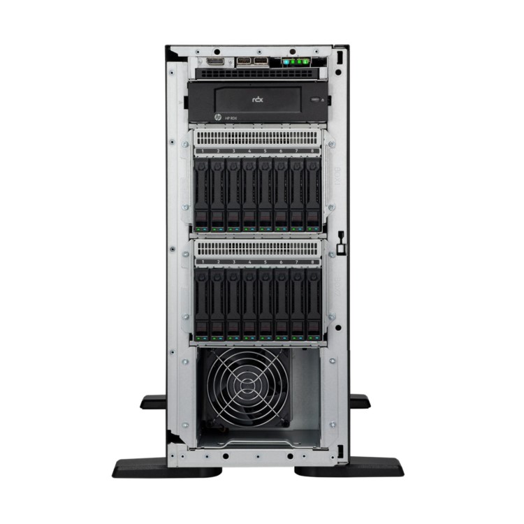 HPE ProLiant ML110 Gen11 Intel Xeon Silver 4510 2.4GHz 12c 64GB RAM 2x480GB HDD 4.5U Tower Server