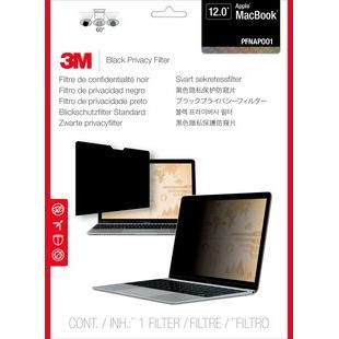 3M Black Frameless Laptop Privacy Filter -  Apple MacBook 12" 