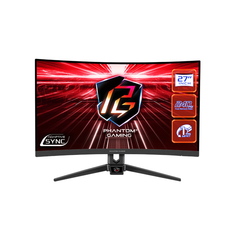 ASRock PG27F15RS1A 27" VA Full HD 240Hz 1ms Curved Gaming Monitor
