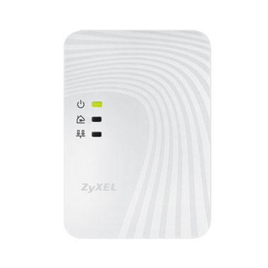 Zyxel 500Mbps Mini Powerline Ethernet Adapter Twin Pack - Wallmount