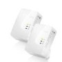 Zyxel 500Mbps Mini Powerline Ethernet Adapter Twin Pack - Wallmount