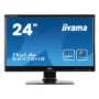 Iiyama 24" LED TFT 1600 x 900 VGA DVI-D Black Bezel Monitor
