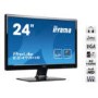 Iiyama 24" LED TFT 1600 x 900 VGA DVI-D Black Bezel Monitor