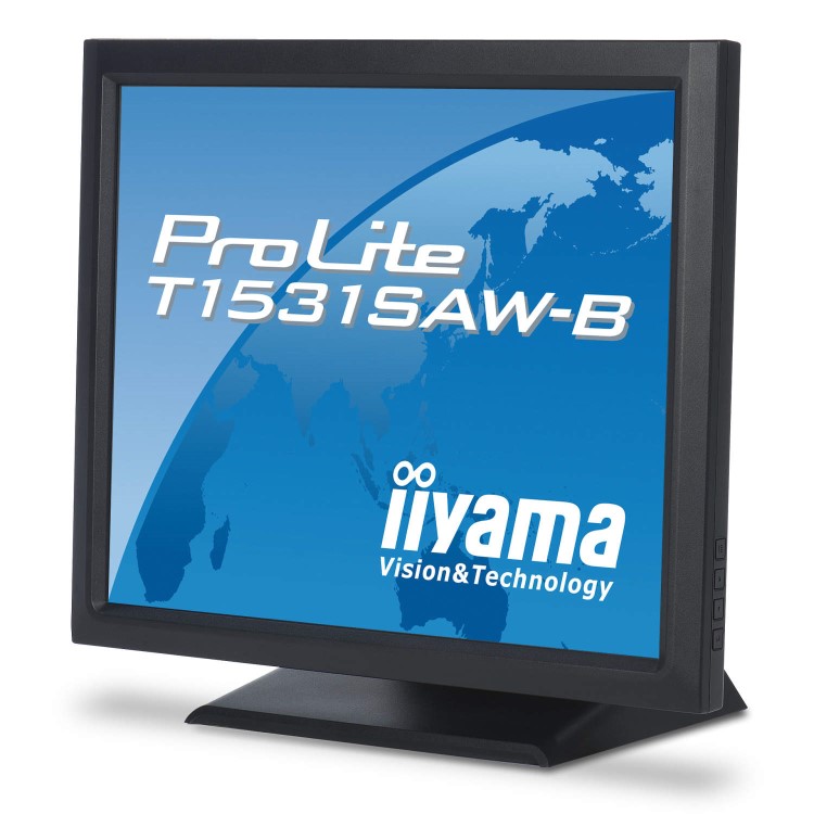 Iiyama T1531SAWB1 15" LCD Touch Screen Monitor Surface Acoustic Wave 1024x768  Monitor