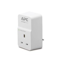 APC SurgeArrest Essential - Surge protector - AC 230 V - output connectors_ 1 - United Kingdom - white