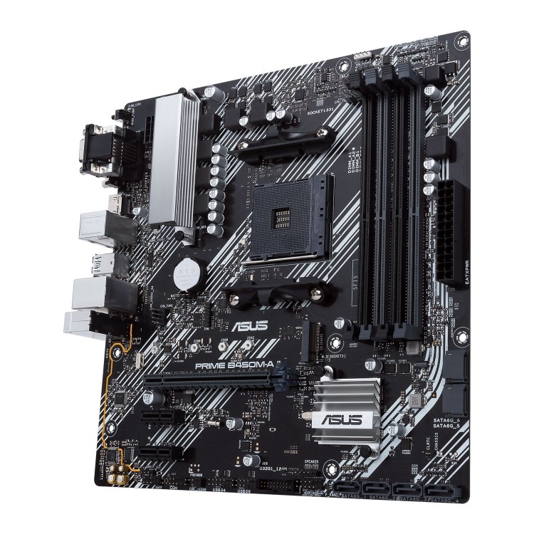 ASUS PRIME B450M-A II AMD B450 AM4 DDR5 Micro ATX Motherboard