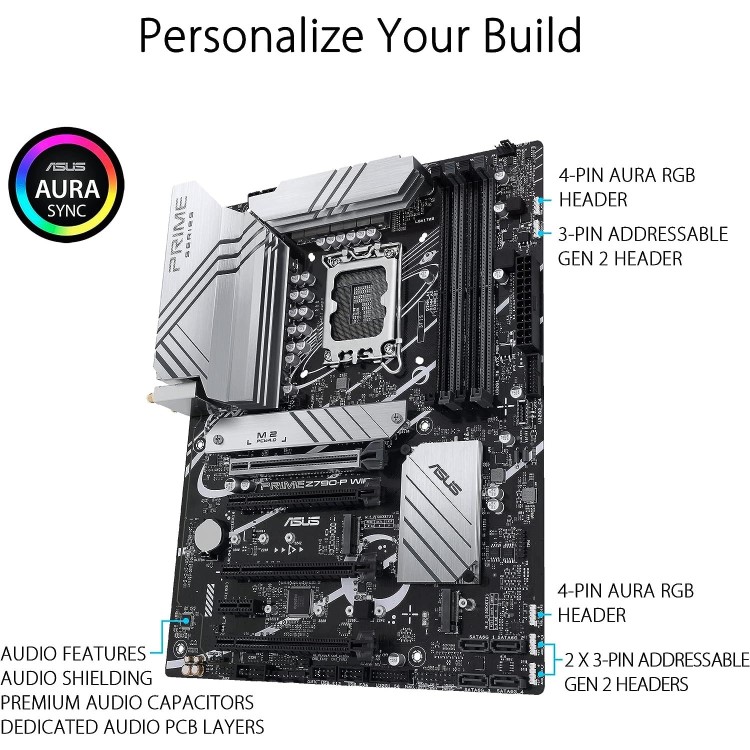 ASUS Prime Z790-P Wi-Fi Intel Z790 LGA1700 DDR5 ATX Motherboard