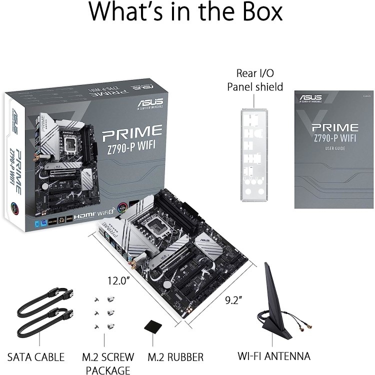 ASUS Prime Z790-P Wi-Fi Intel Z790 LGA1700 DDR5 ATX Motherboard