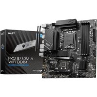 MSI PRO B760M-A Wi-Fi Intel B760 LGA 1700 DDR5 Micro ATX Motherboard