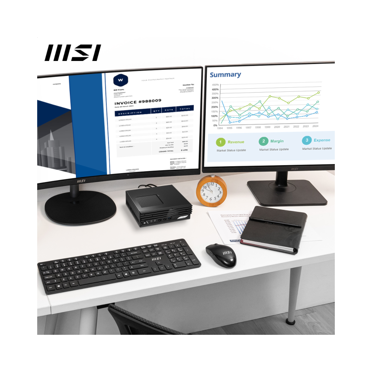 MSI PRO DP21 14M SFF Intel Core i5 14400 16GB RAM 512GB SSD Windows 11 Pro Mini PC