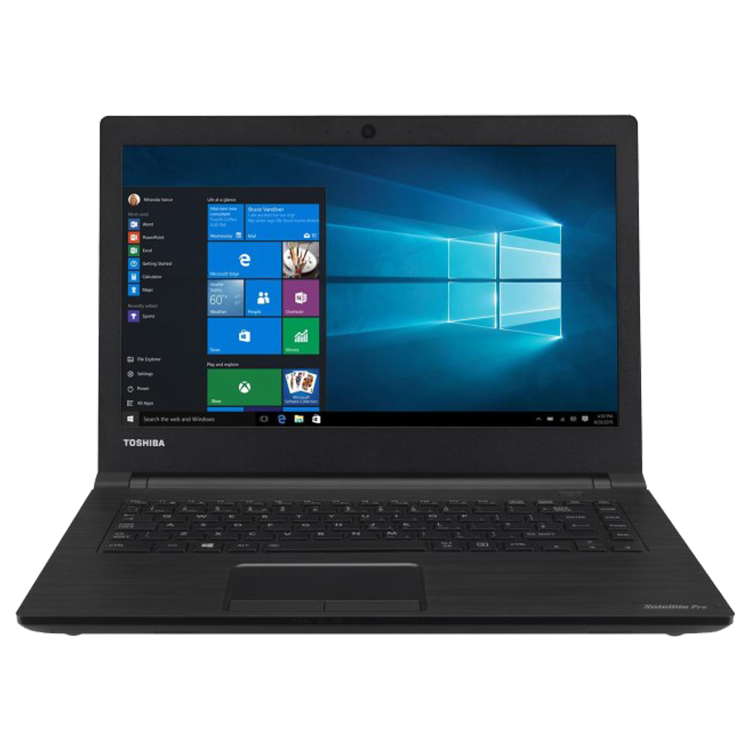 Toshiba Satellite Pro R40-D-11L Core i5-7200U 4GB 128GB SSD 14 Inch Windows 10 Pro Academic Laptop