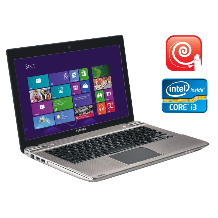 Toshiba Satellite P845t-108 Core i3 14 inch Touchscreen Windows 8 Laptop 