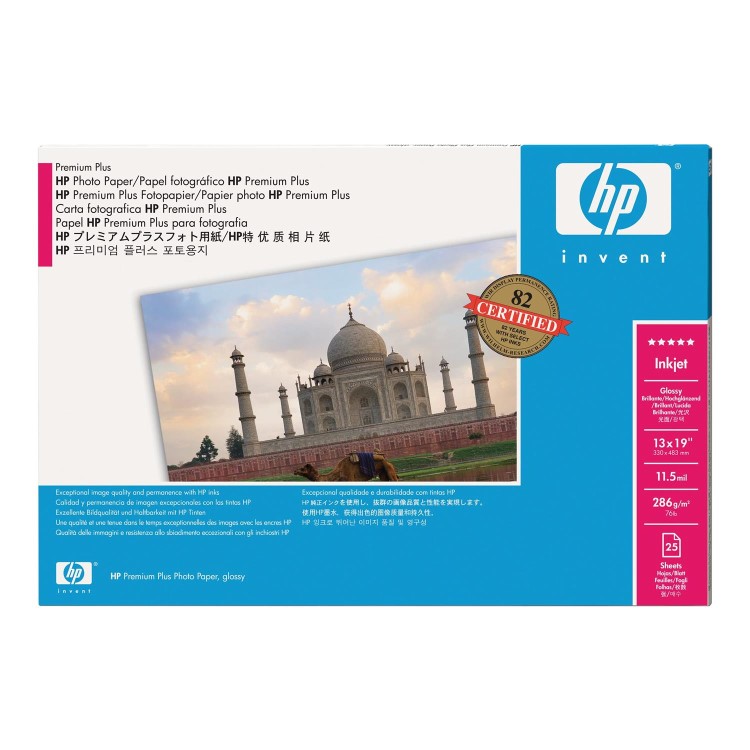 HP Premium Plus - glossy photo paper - 25 sheet(s)