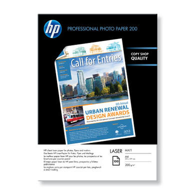HP - matt photo paper - 100 sheet(s)