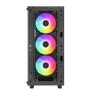 DeepCool CC560 ARGB V2 Mid Tower Gaming PC Case Black