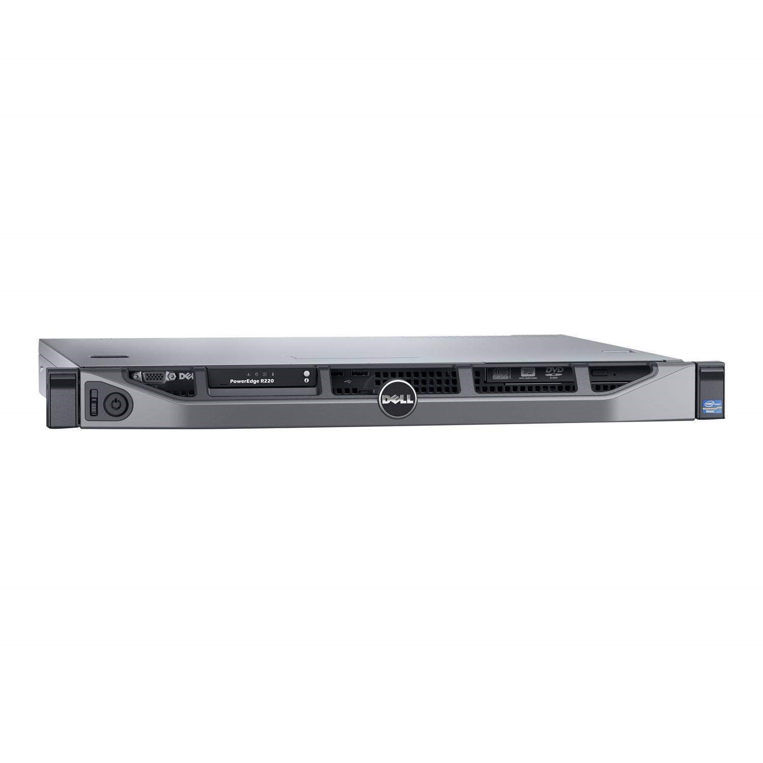 Dell PowerEdge R220 - Server - rack-mountable - 1U - 1-way - 1 x Xeon ...