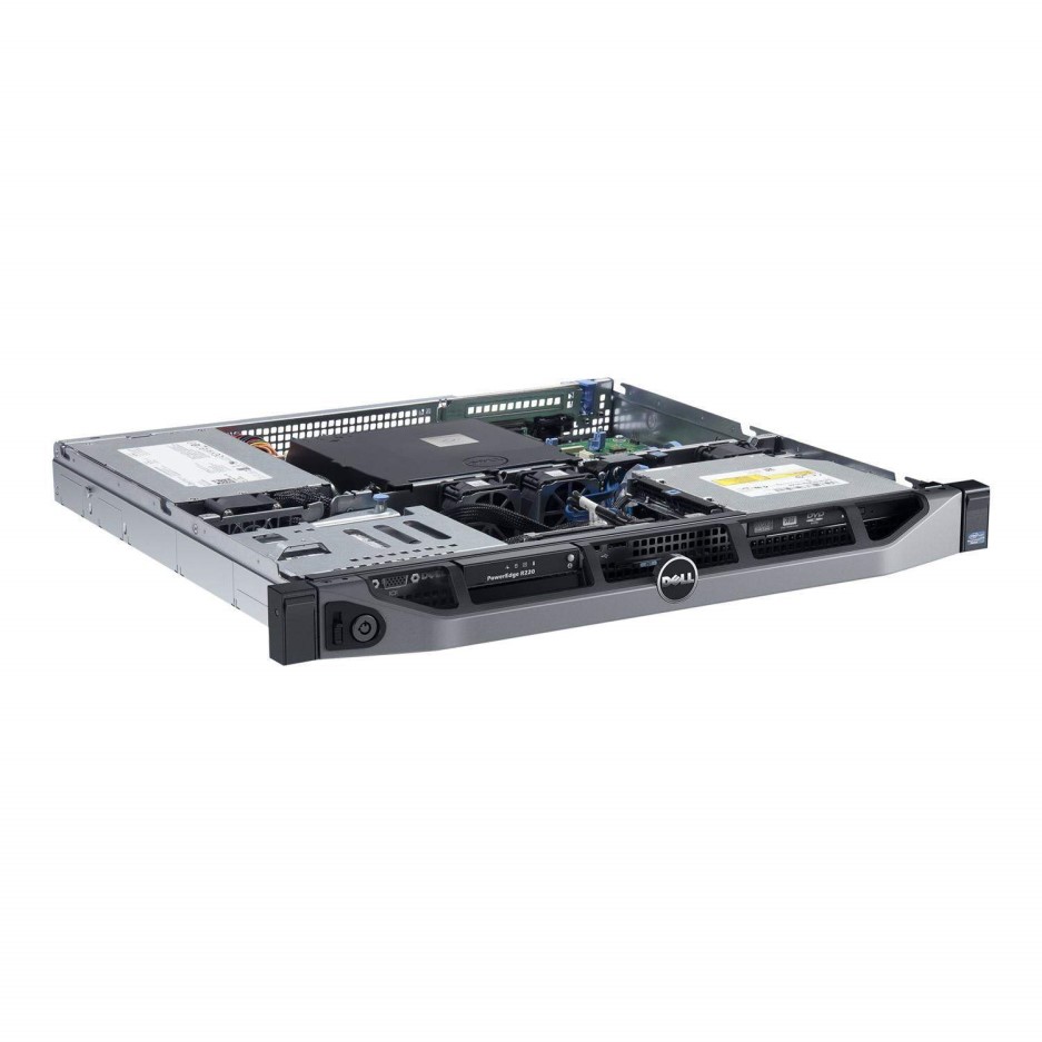 Dell PowerEdge R220 - Server - rack-mountable - 1U - 1-way - 1 x Xeon ...