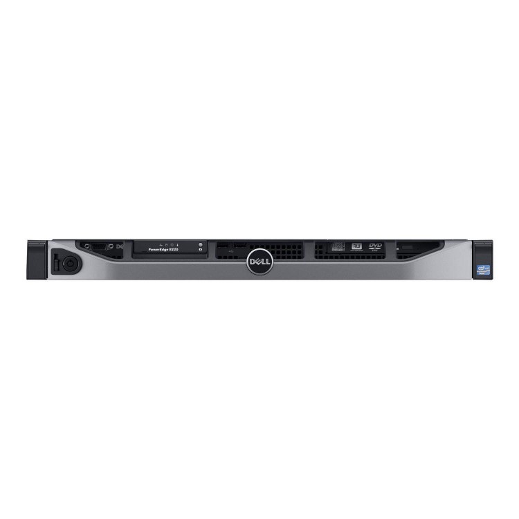 Dell PowerEdge R220 - Server - rack-mountable - 1U - 1-way - 1 x Xeon E3-1220V3 / 3.1 GHz - RAM 8 GB - HDD 1 TB - DVD-Writer - G200eW - GigE - no OS - Monitor _ none