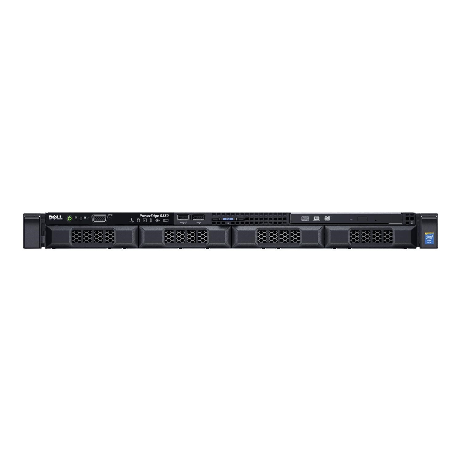 Poweredge R330 Back Panel Dell PowerEdge R330 Xeon E3-1240v5 8GB 2x300GB 8x2.5in HotPlug Bezel ...