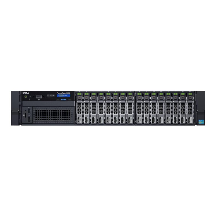 Dell PowerEdge R730 Dual Xeon E5-2650v4 32GB 300GB 8x2.5in Bezel DVD RW Redundant 750w Rack Server