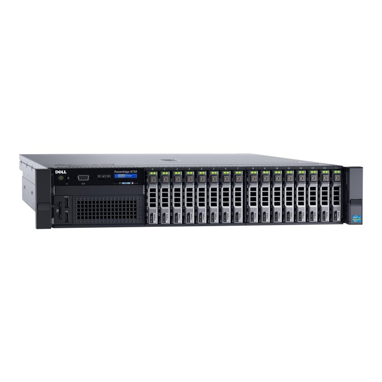 Dell PowerEdge R730 Dual Xeon E5-2650v4 32GB 300GB 8x2.5in Bezel DVD RW Redundant 750w Rack Server