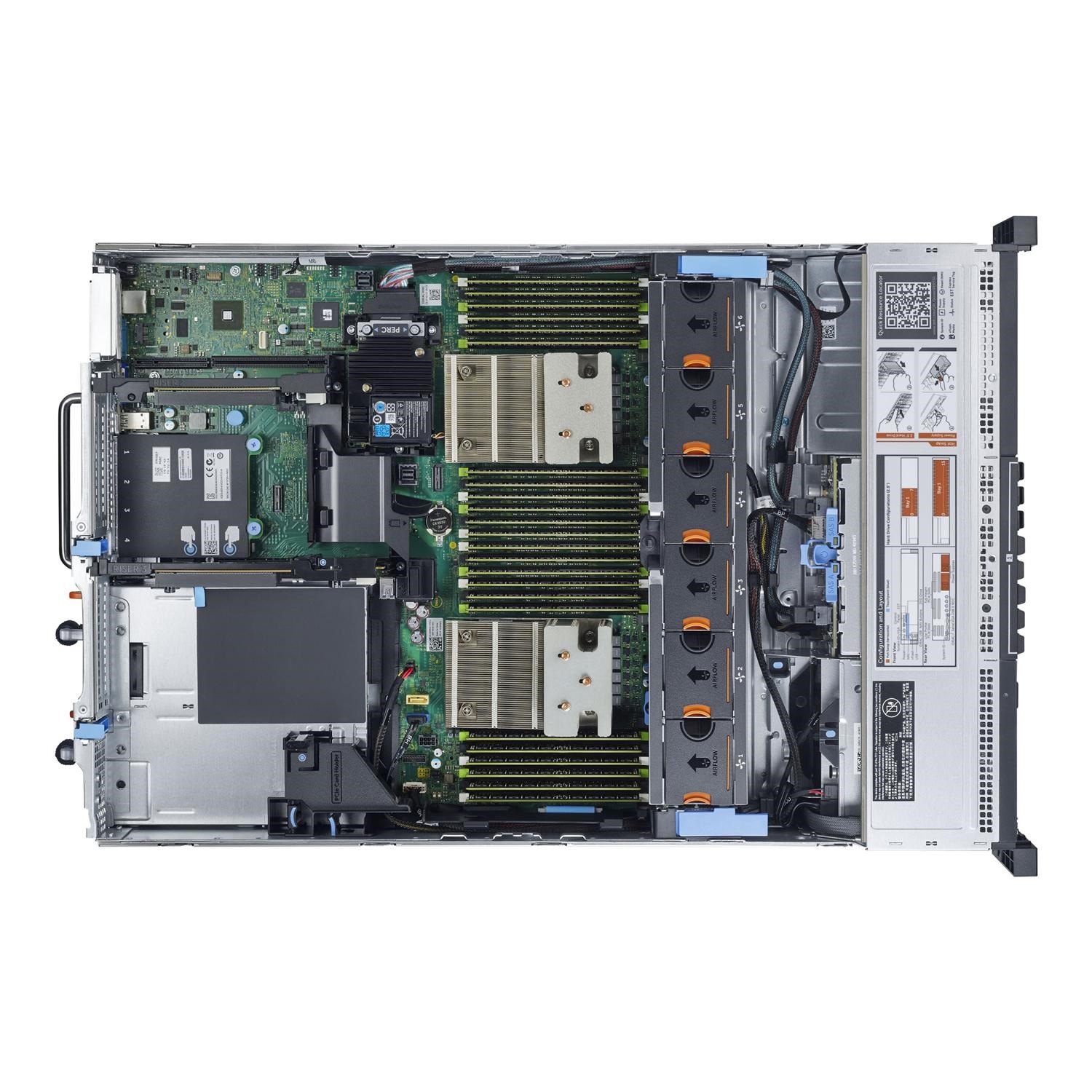 Dell PowerEdge R730 Xeon E5-2620v4 8GB 300GB 8x2.5in Bezel DVD RW Rack ...