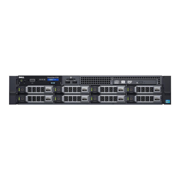 Dell PowerEdge R730 Chassis 8 x 2.5" Intel Xeon E5-2630v4 16GB 300GB Bezel DVD RW Broadcom 5720 DP/PERC H730/iDRAC8 Exp/3Yr NBD