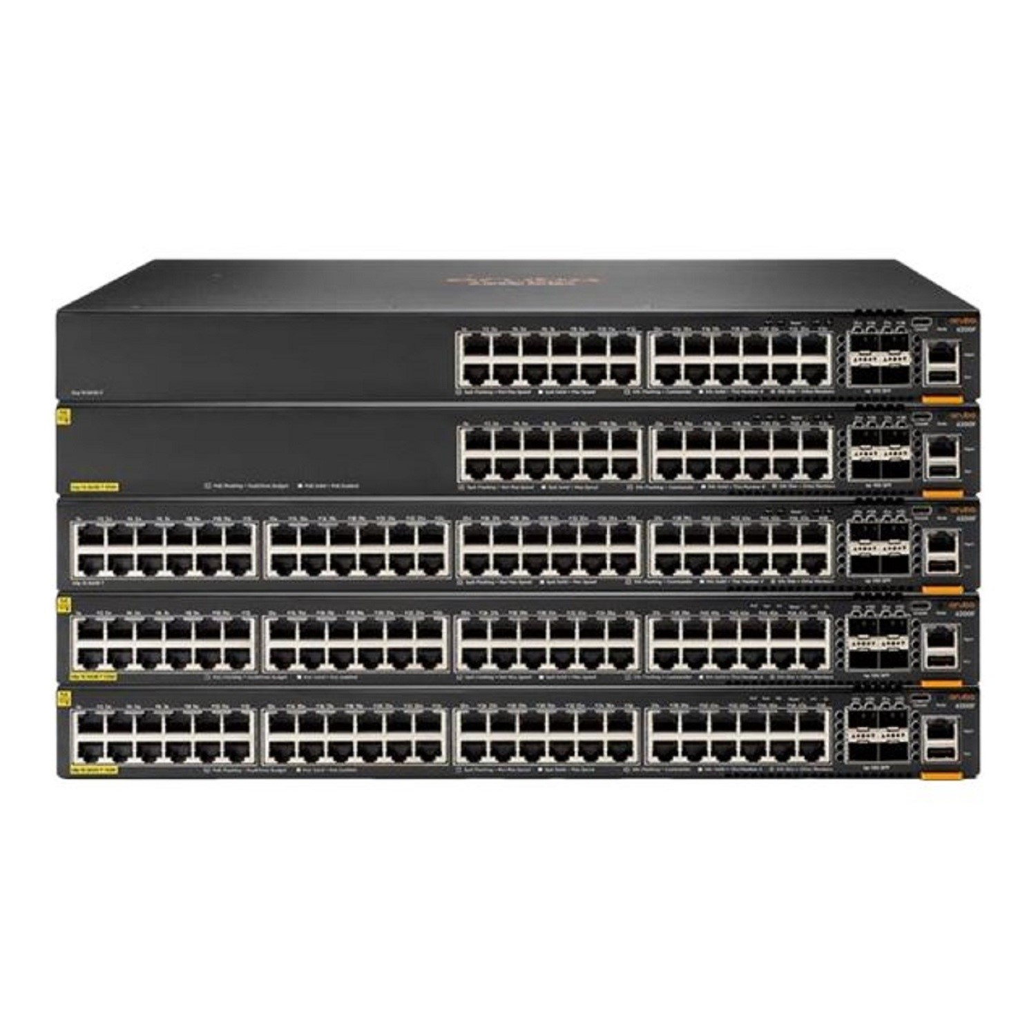 HPE Aruba 6200M 48-Port Gigabit Ethernet PoE L3 Rack-mountable Managed ...