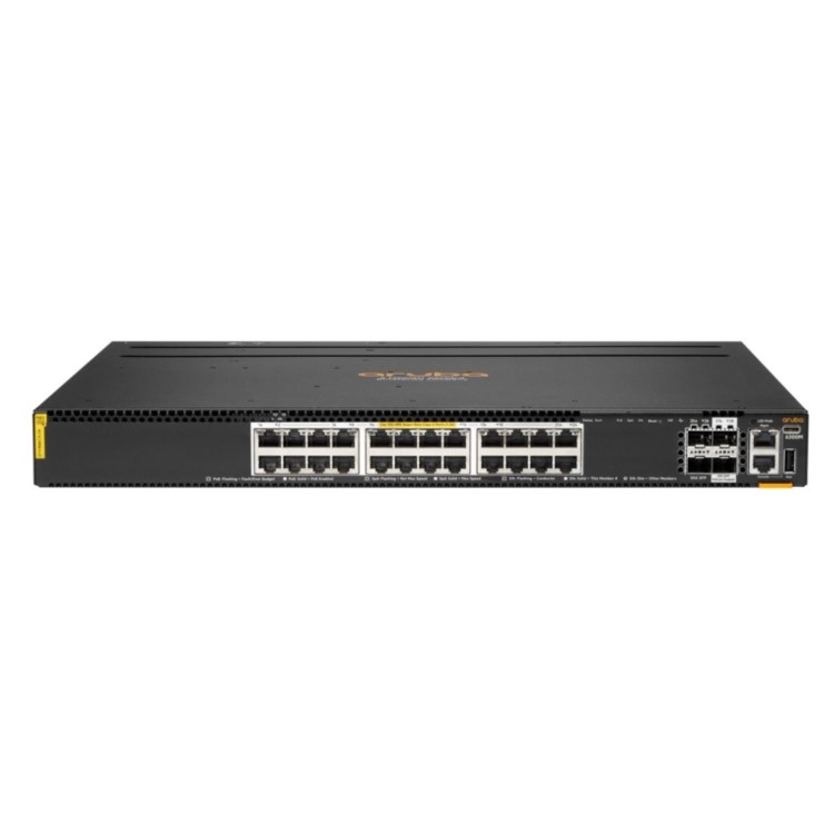 HP Enterprise Aruba 6300M 24-Port SFP+ Plus 4-Port SFP56 L3 Rack Mountable Managed Network Switch