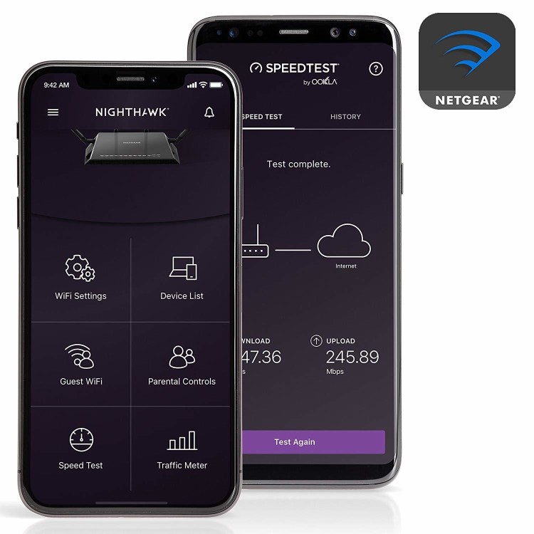 Netgear AD7200 Nighthawk X10 7.2Gbps Tri-Band 6 Port Smart Router