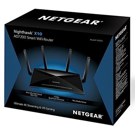 Netgear AD7200 Nighthawk X10 7.2Gbps Tri-Band 6 Port Smart Router
