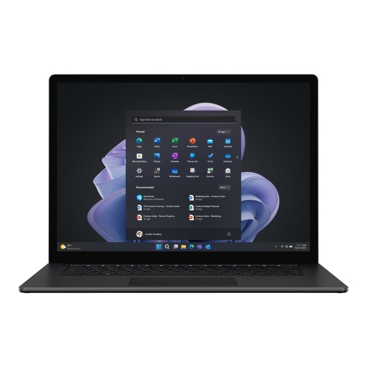 Microsoft Surface 5 Intel Core i7 16GB RAM 256GB SSD 13.5 Inch Windows 11 Pro Touchscreen Laptop - Black
