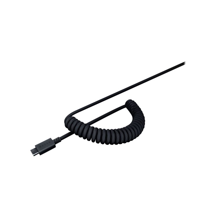 Razer PBT Keycap Set - Classic Black with Matching Coiled Cable