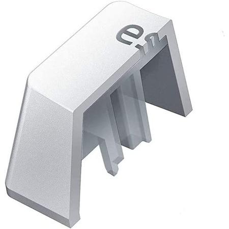 Razer PBT Keycap Set - Mercury White with Matching Coiled Cable