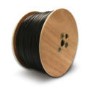 100m RG59 Coaxial CCTV Cable + 2 Core Power Shotgun Black