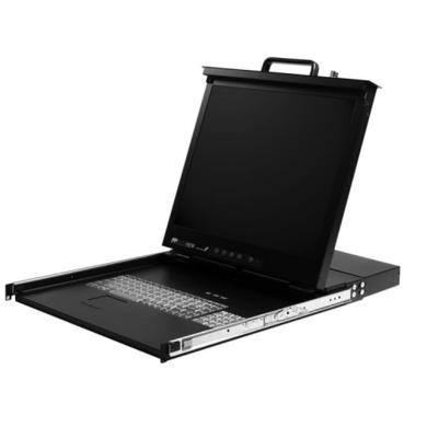StarTech.com 1U 17 Rackmount LCD Console with Integrated 16 Port KVM Switch