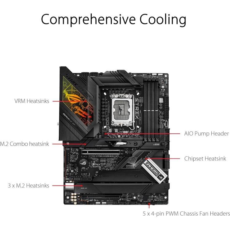 ASUS ROG STRIX Z790-H Gaming Wi-Fi Intel Z790 LGA1700 DDR5 ATX Motherboard