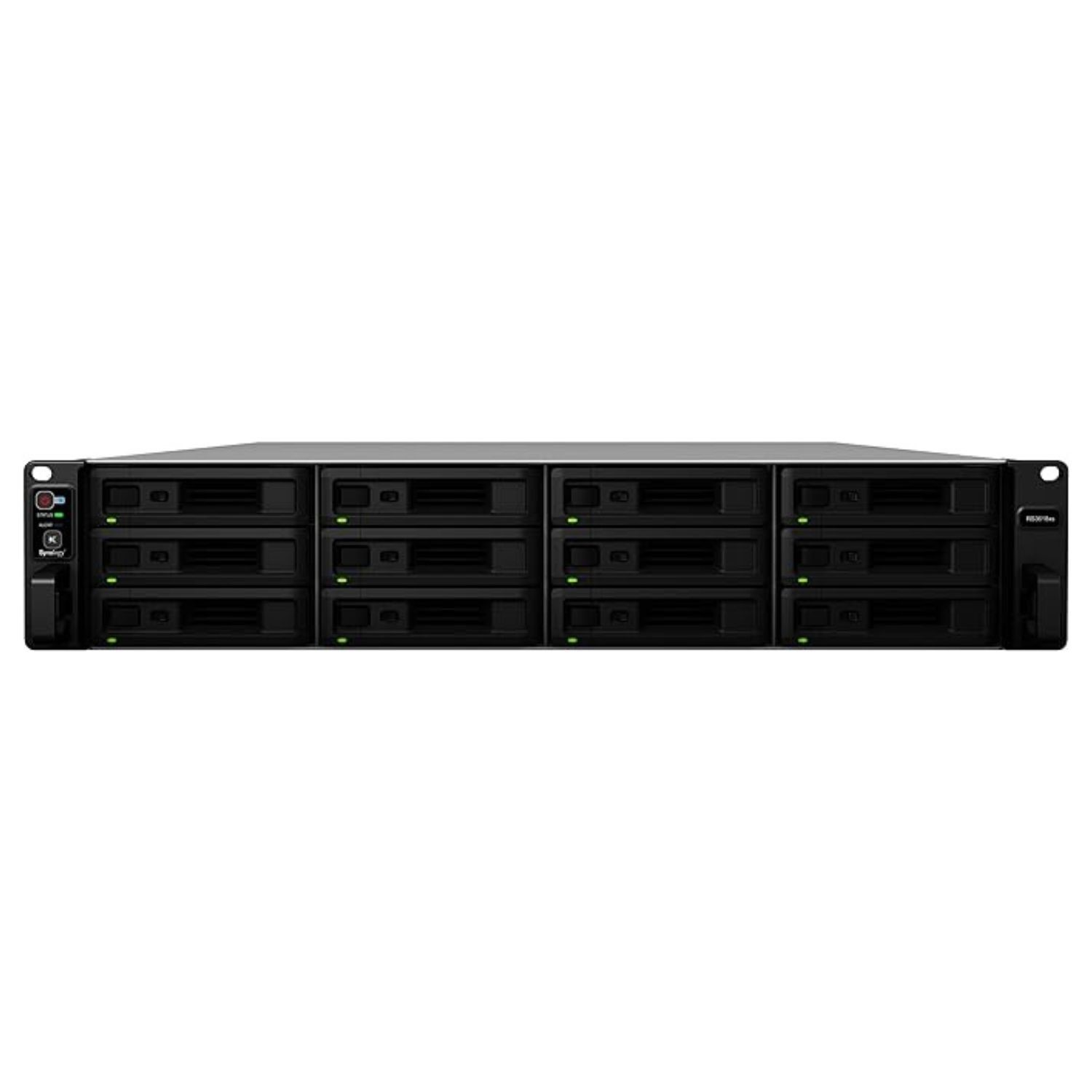 Synology Black Rackstation Rs3618xs 8Gb Ram 12 Bay Diskless Rack Nas