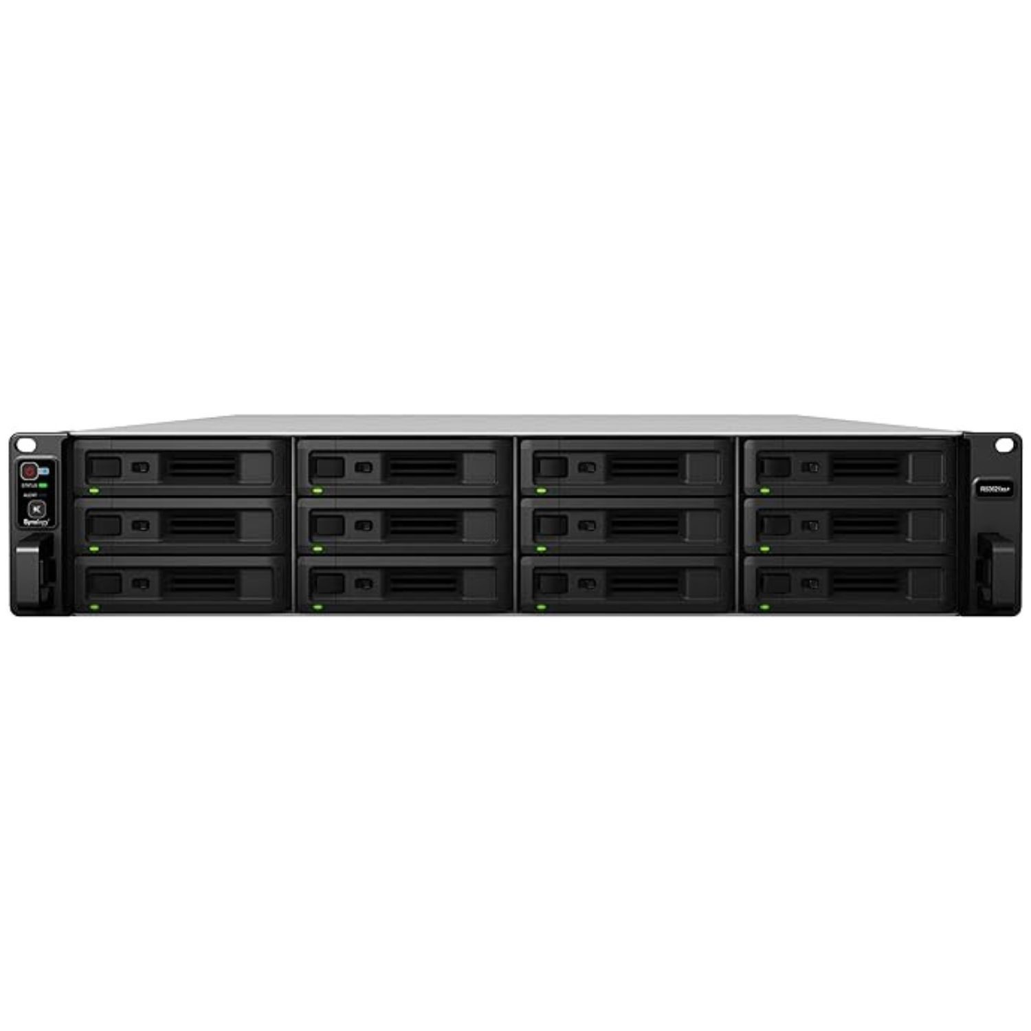 Synology Black Rackstation Rs3621xs+ 8Gb Ram 12 Bay Rackmount Nas