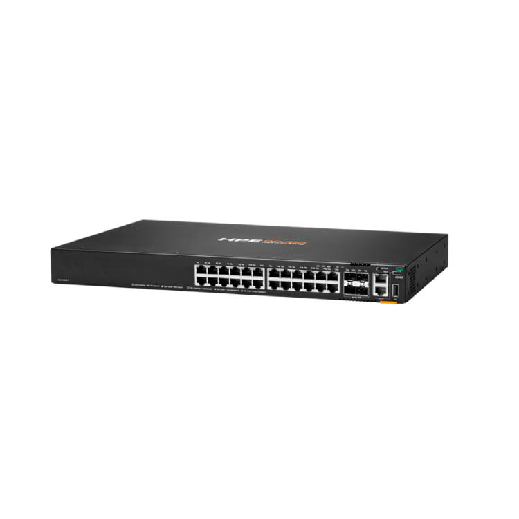 HPE Aruba Networking C-Port 6200F 24G 24-Port Gigabit with SFP L3 Managed Rack-mountable Switch 