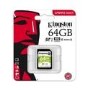 Kingston Canvas Select Plus V10 64GB SD Class 10 UHS-I U3 Flash Card